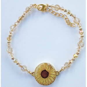 Golden Ball Marker Ankle Bracelet