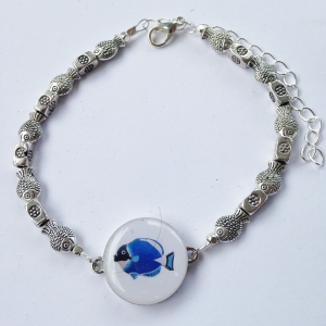 Fish & Golf Ball Marker Ankle Bracelet by One Putt Designs