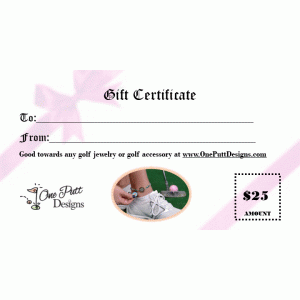 $25 Gift Certificate